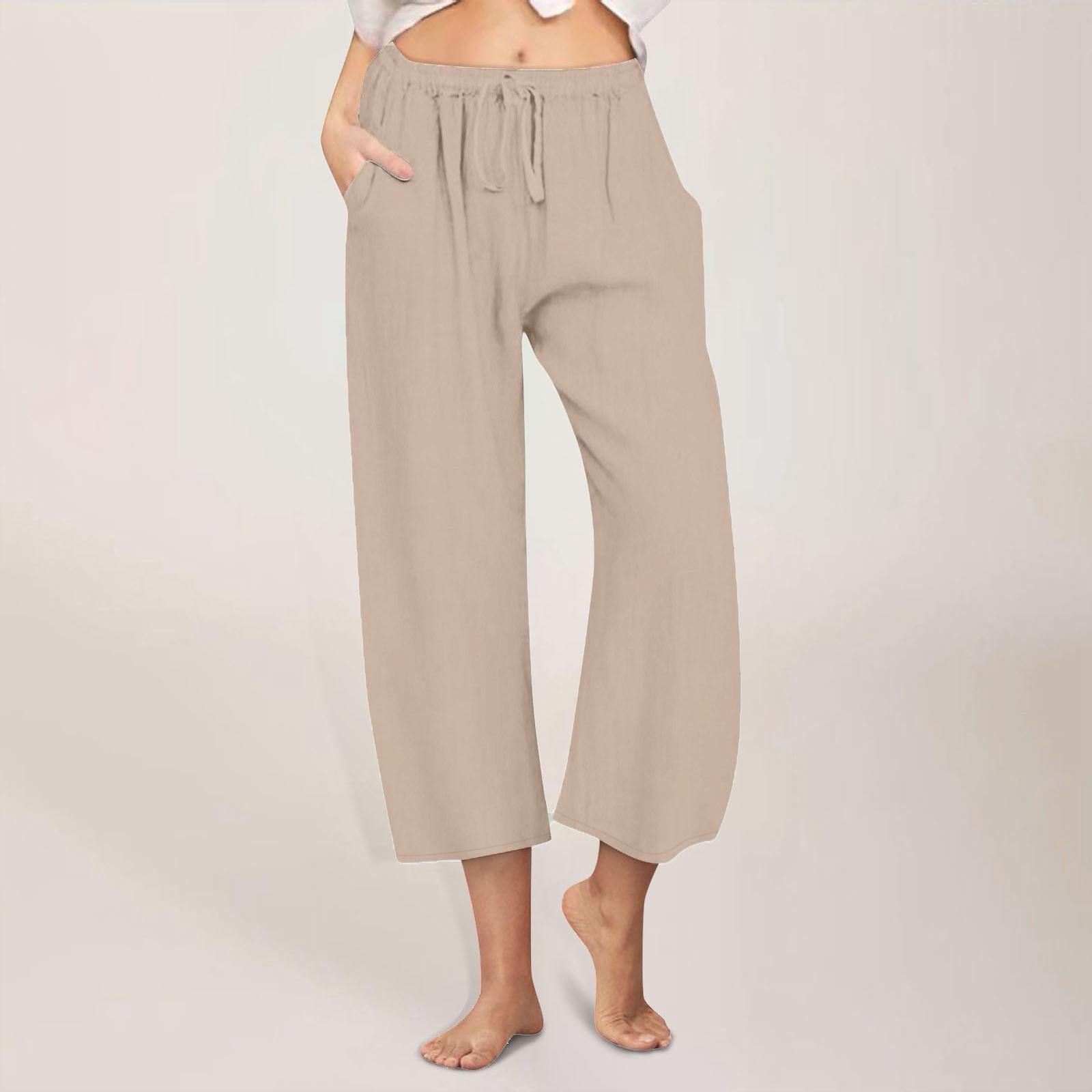 Women s Casual Straight Pants Color Casual 9 Points Pants With Pockets XXL бежевий
Women s Casual Straight Pants Color Casual 9 Points Pants With Pockets XXL бежевий