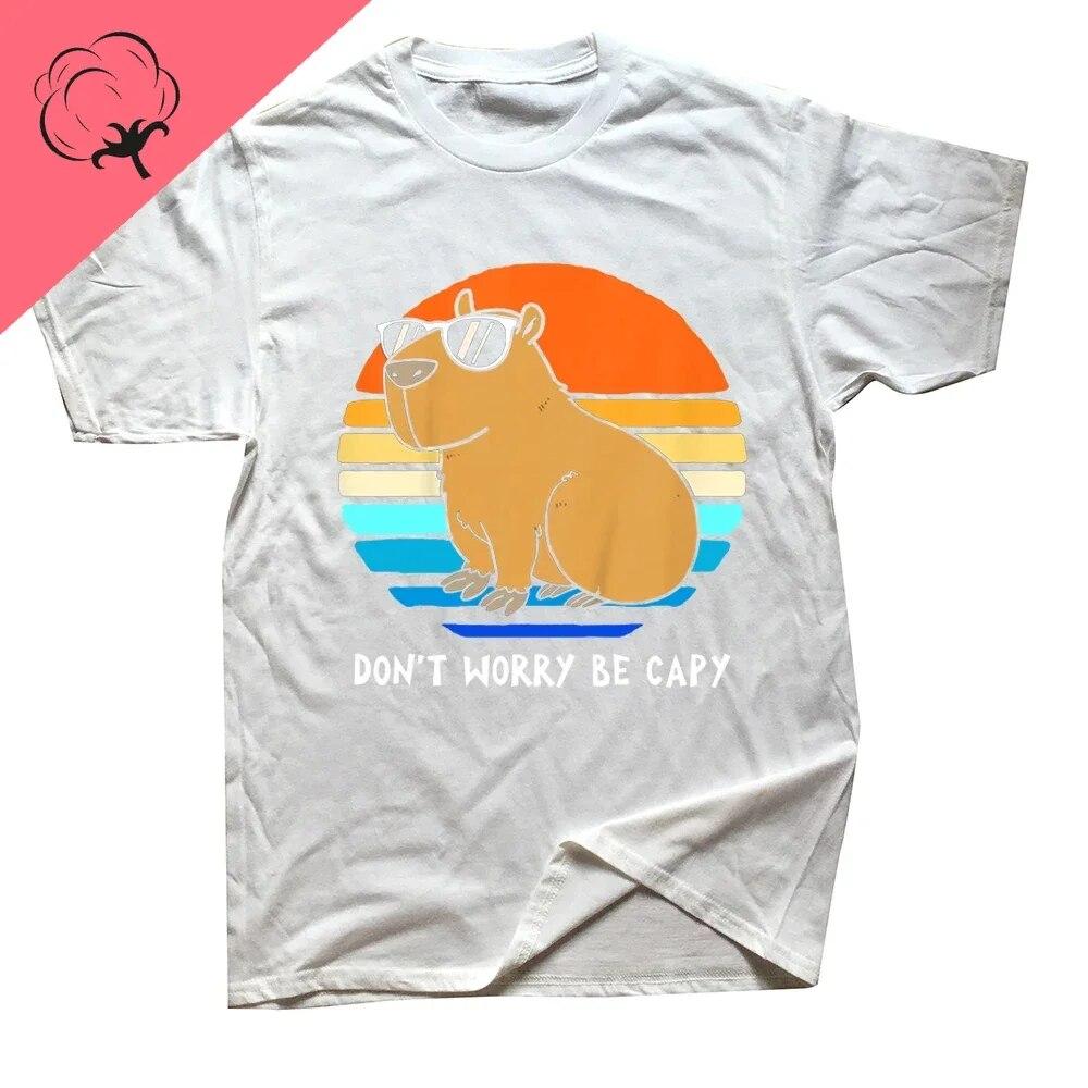 Забавная капибара в стиле ретро, футболки Dont Be Worry Be Capy, уличная одежда с коротким рукавом, подарки на день рождения, футболка, одежда унисекс, футболки с графикой 4XL
Забавная капибара в стиле ретро, футболки Dont Be Worry Be Capy, уличная одежда с коротким рукавом, подарки на день рождения, футболка, одежда унисекс, футболки с графикой 4XL