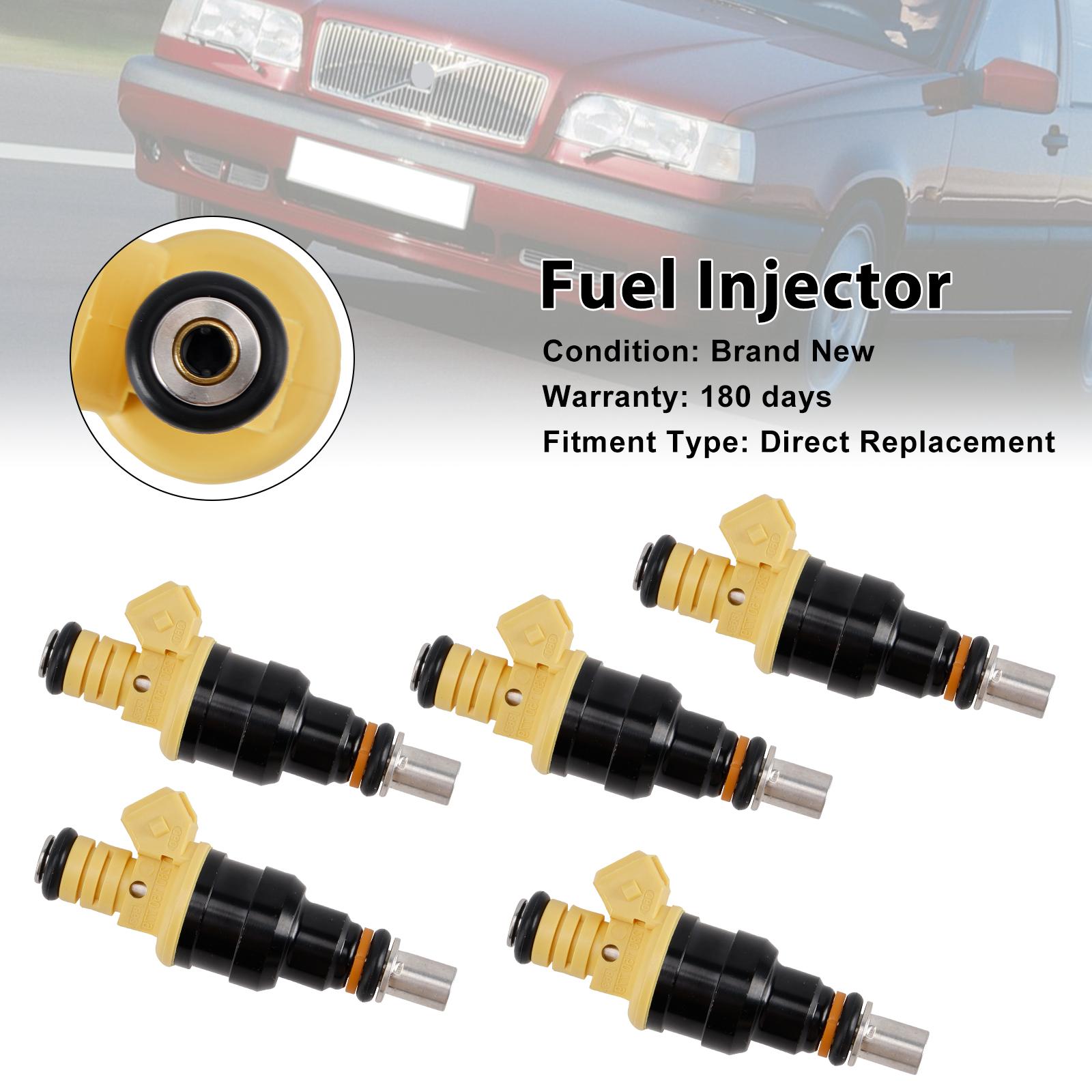 5PCS Fuel Injector 0280150779 Fit for Volvo 850 2.4L 2.0L I5 1991-1997 852-12141
5PCS Fuel Injector 0280150779 Fit for Volvo 850 2.4L 2.0L I5 1991-1997 852-12141