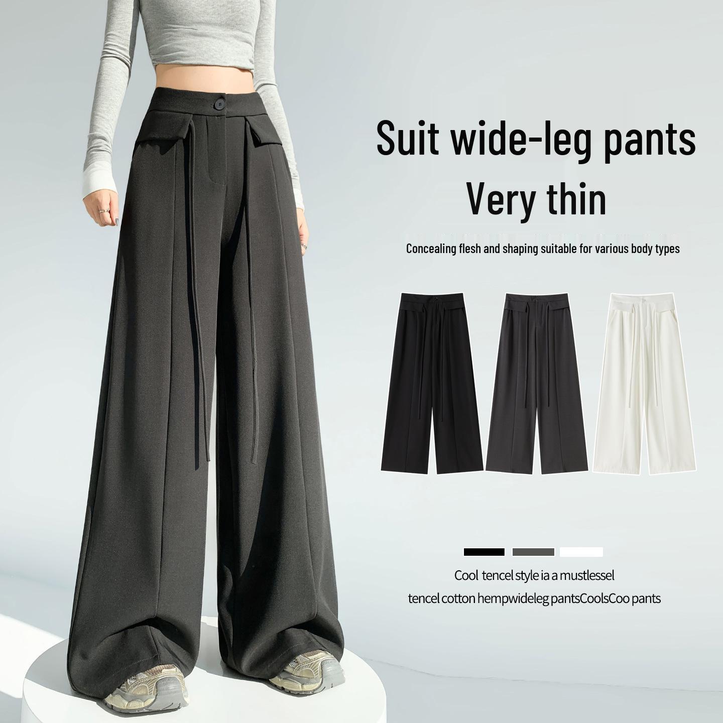 Women s High-Waisted Lace-Up Wide-Leg Pants - Slimming, Loose, Floor-Length, Spring 2026 Collection 2XL
Women s High-Waisted Lace-Up Wide-Leg Pants - Slimming, Loose, Floor-Length, Spring 2026 Collection 2XL