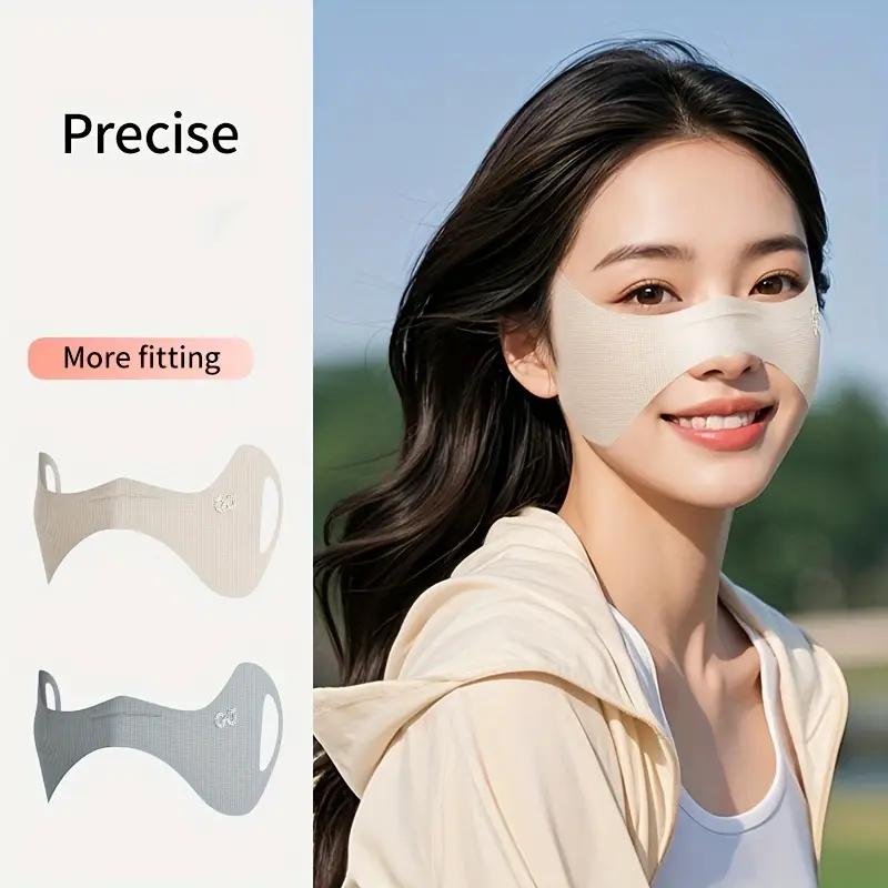 1PCS Ice Silk Sunscreen Mask Female Breathable Thin Section Hanging Ear Type Sports Sunshade 1PCS
1PCS Ice Silk Sunscreen Mask Female Breathable Thin Section Hanging Ear Type Sports Sunshade 1PCS