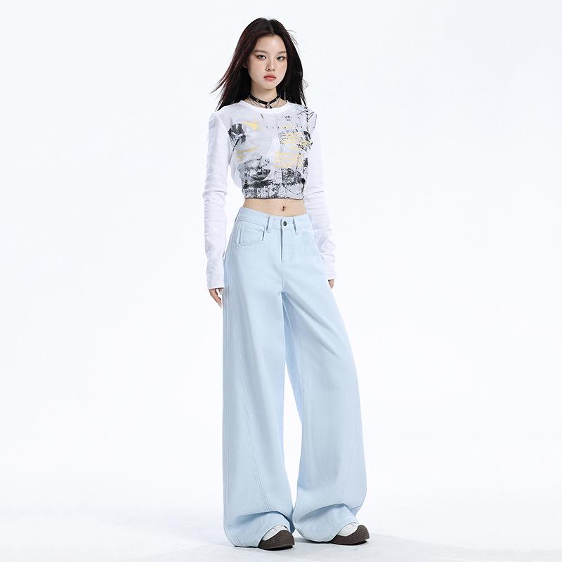 Women s High Waist Slimming Wide Leg Jeans - Spring/Summer 2024 Collection - Loose, Floor-Length, and Versatile Straight Leg Pants Small
Women s High Waist Slimming Wide Leg Jeans - Spring/Summer 2024 Collection - Loose, Floor-Length, and Versatile Straight Leg Pants Small