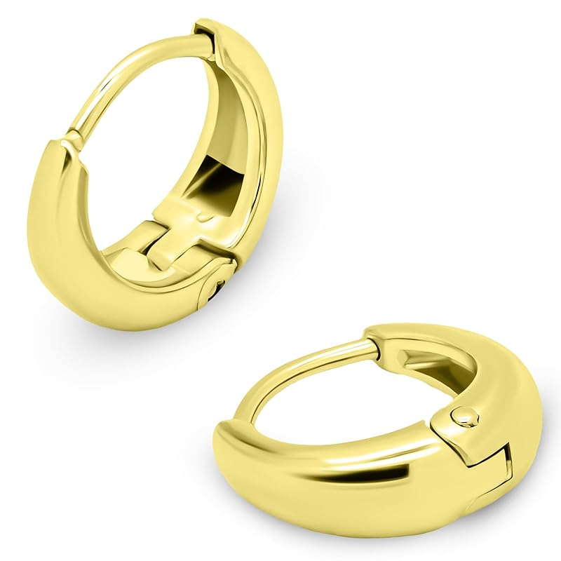 hoop earrings surgical stainless steel simple drop ring earrings Inner diameter 10mm gold one touch Larger Smaller catchless Leave it on for both ears
hoop earrings surgical stainless steel simple drop ring earrings Inner diameter 10mm gold one touch Larger Smaller catchless Leave it on for both ears