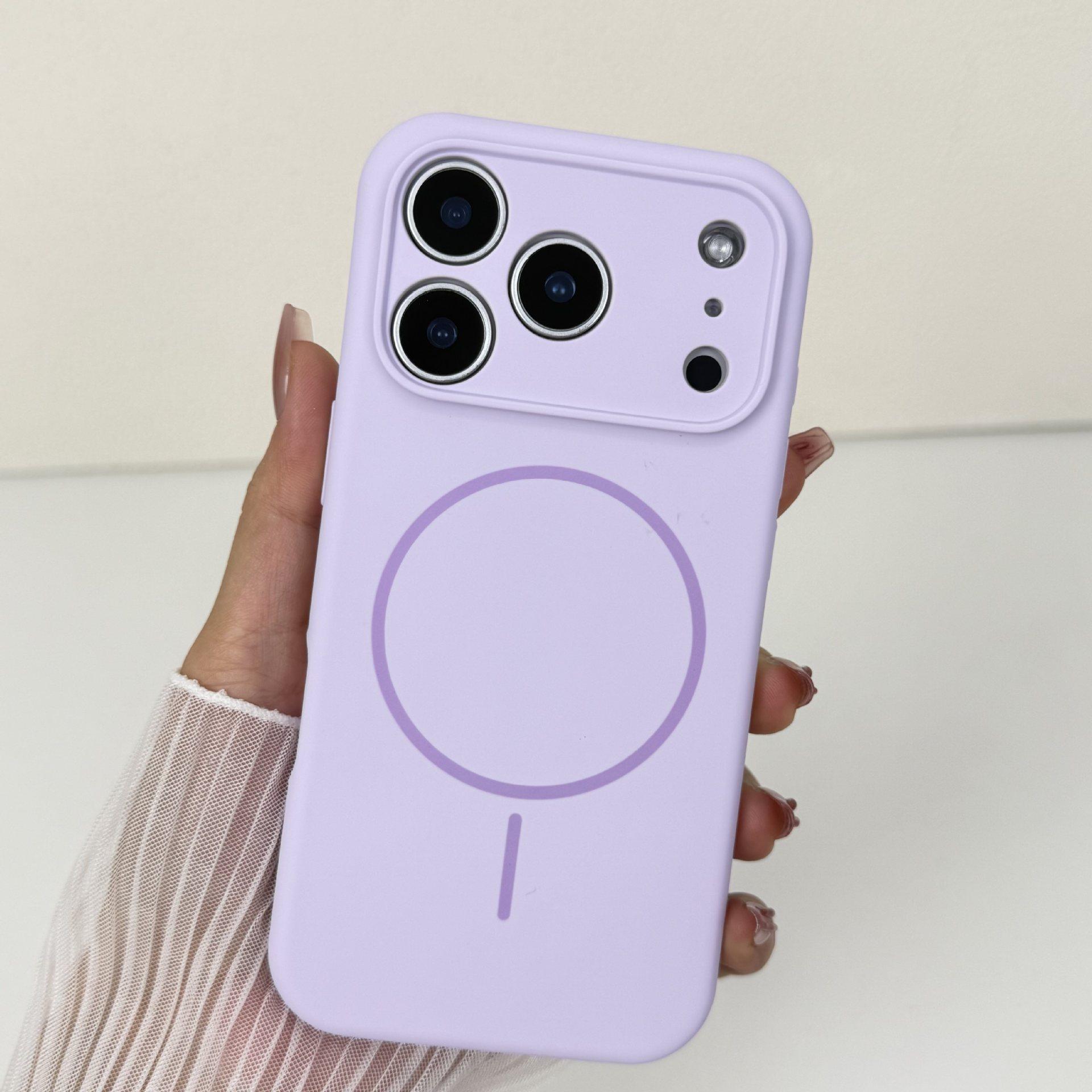 Soft Liquid Silicone Phone Case for Magsafe Mag Safe iPhone 17 Air 16 Pro Max 15 Plus 14 13 12 17Pro 16Pro 15Pro Magnetic Shockproof Back Phone Cover iphone 17 pro max фіолетовий
Soft Liquid Silicone Phone Case for Magsafe Mag Safe iPhone 17 Air 16 Pro Max 15 Plus 14 13 12 17Pro 16Pro 15Pro Magnetic Shockproof Back Phone Cover iphone 17 pro max фіолетовий