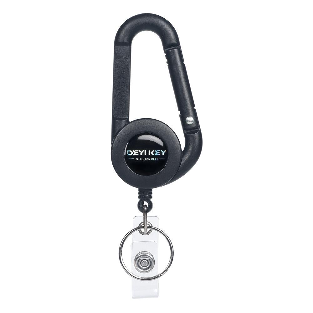 Retractable Badge Reel Carabiner Clip ID Card Holder Name Tag Lanyard Pull Key Ring Keychain for Nurse Office Worker Doctor чорний
Retractable Badge Reel Carabiner Clip ID Card Holder Name Tag Lanyard Pull Key Ring Keychain for Nurse Office Worker Doctor чорний