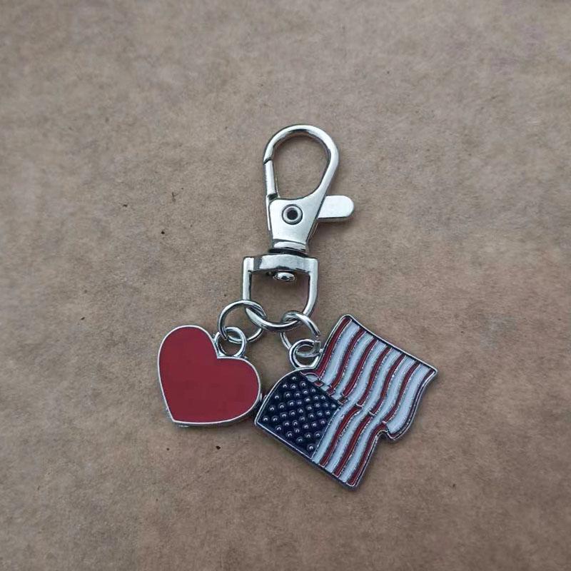 1 Piece Drop Oil Enamel Hearts American Flag Key Chain Zinc Alloy Dollar Coin Keychain
1 Piece Drop Oil Enamel Hearts American Flag Key Chain Zinc Alloy Dollar Coin Keychain