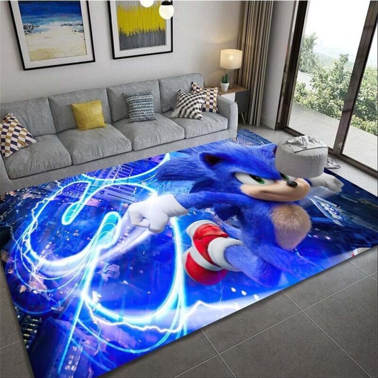 Sonic The Hedgehog Non Slip Floor Rug Carpets Living Room Bedroom Home Decor Mat 40cm*60cm
Sonic The Hedgehog Non Slip Floor Rug Carpets Living Room Bedroom Home Decor Mat 40cm*60cm