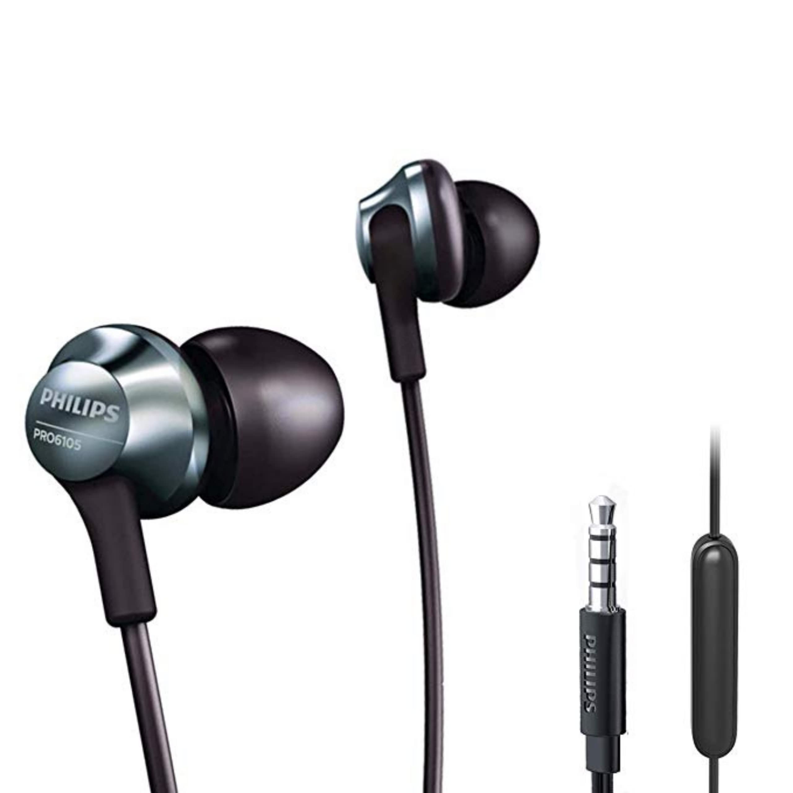 Philips Pro Wired Earphones Headphones with Powerful for Mobile Phones and Comfortable Fit & In-Ear Microphone, Bass, Lightweight, 3.5mm Jack,
Philips Pro Wired Earphones Headphones with Powerful for Mobile Phones and Comfortable Fit & In-Ear Microphone, Bass, Lightweight, 3.5mm Jack,