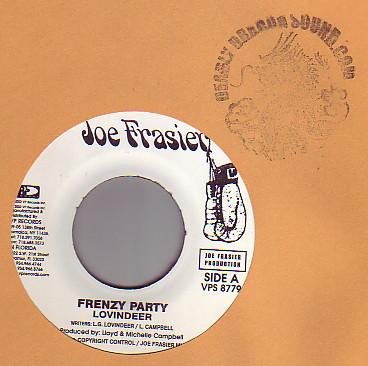 7inch Record LLOYD LOVINDEER - Frenzy Party VPS8779 Joe Frasier 2002 US Reggae, Ska & Dub Used
7inch Record LLOYD LOVINDEER - Frenzy Party VPS8779 Joe Frasier 2002 US Reggae, Ska & Dub Used