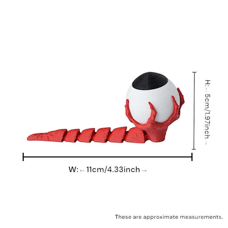 3D Printing Simulation Horror Eyeball Toy Statue Halloween Big Eyeball Atmosphere Decoration Ornament Joint Movable Children Toy
3D Printing Simulation Horror Eyeball Toy Statue Halloween Big Eyeball Atmosphere Decoration Ornament Joint Movable Children Toy