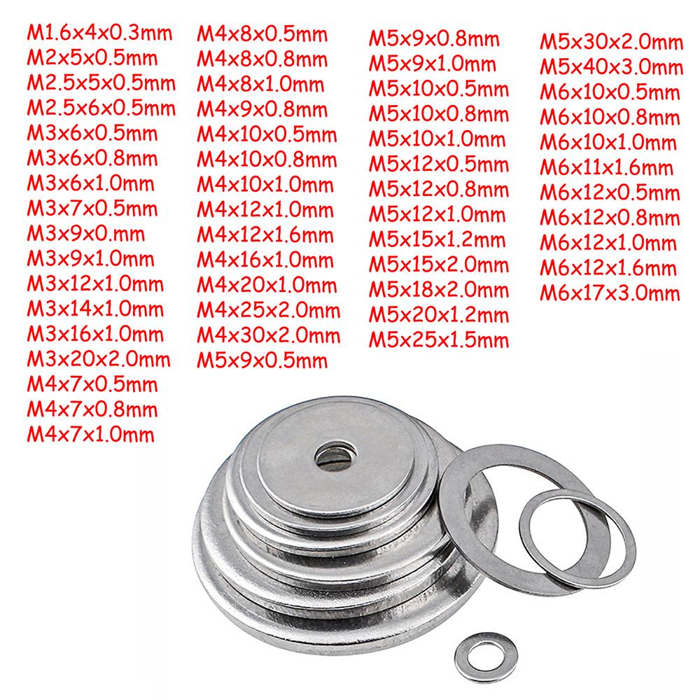 M1 M2 M3 M4 M5 M6 O-type Flat Washer OD 4-40mm 304 Stainless Steel Flat Washer Plain Gasket Round Sealing Gasket for Screw Bolts M5x30x2.0mm x 1Pcs
M1 M2 M3 M4 M5 M6 O-type Flat Washer OD 4-40mm 304 Stainless Steel Flat Washer Plain Gasket Round Sealing Gasket for Screw Bolts M5x30x2.0mm x 1Pcs