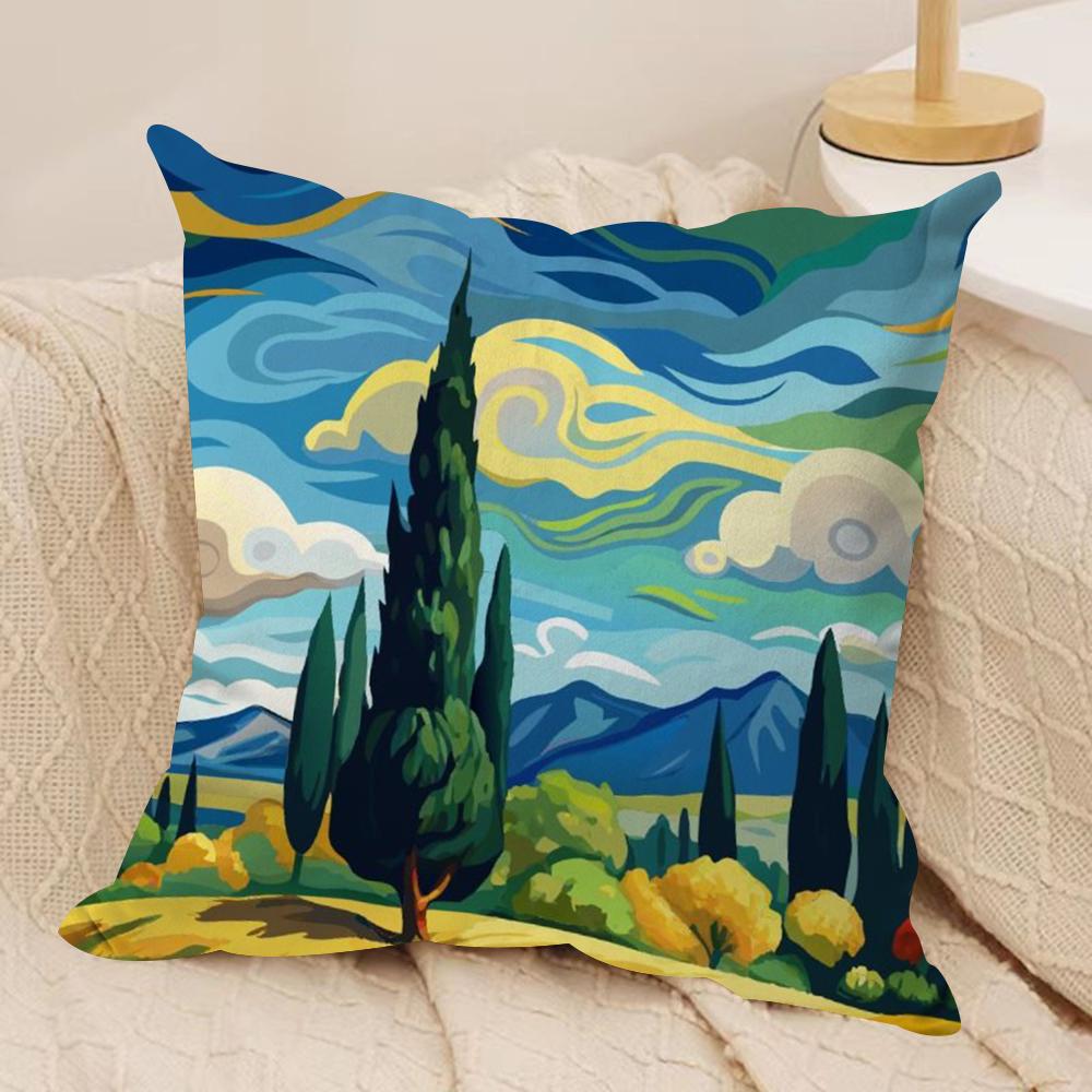 Wheat field cypress Cushion Cover Soft Plush Throw Pillow Cover DoubleSided Printed Cushion Case Cozy Sofa Home Decor 30x30cm
Wheat field cypress Cushion Cover Soft Plush Throw Pillow Cover DoubleSided Printed Cushion Case Cozy Sofa Home Decor 30x30cm