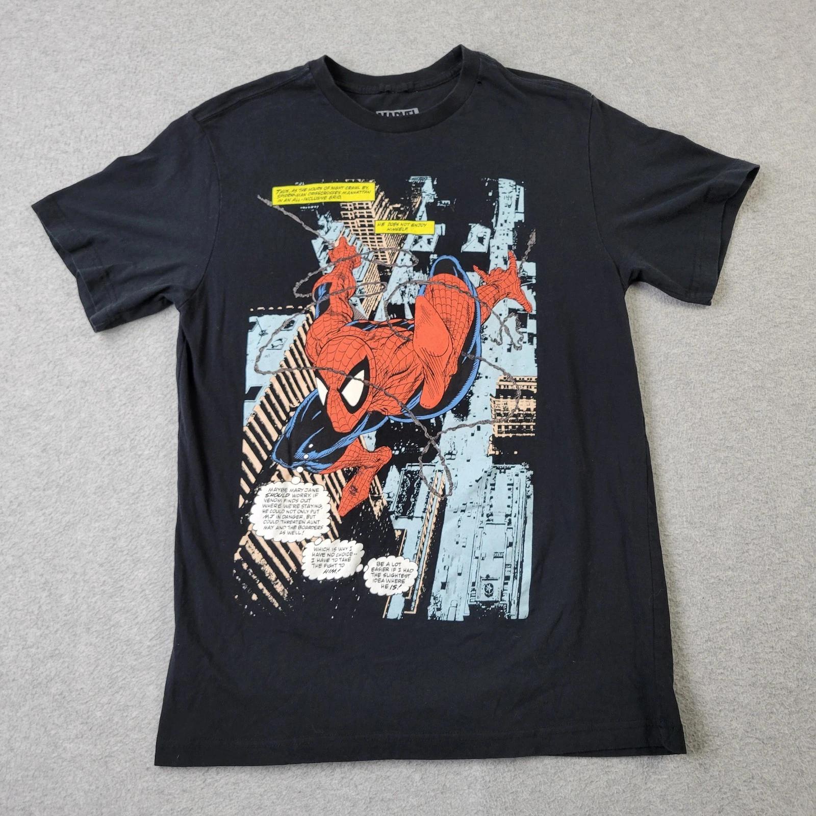 Marvel The Amazing Spiderman Shirt Mens Medium Black Comics Graphic M
Marvel The Amazing Spiderman Shirt Mens Medium Black Comics Graphic M