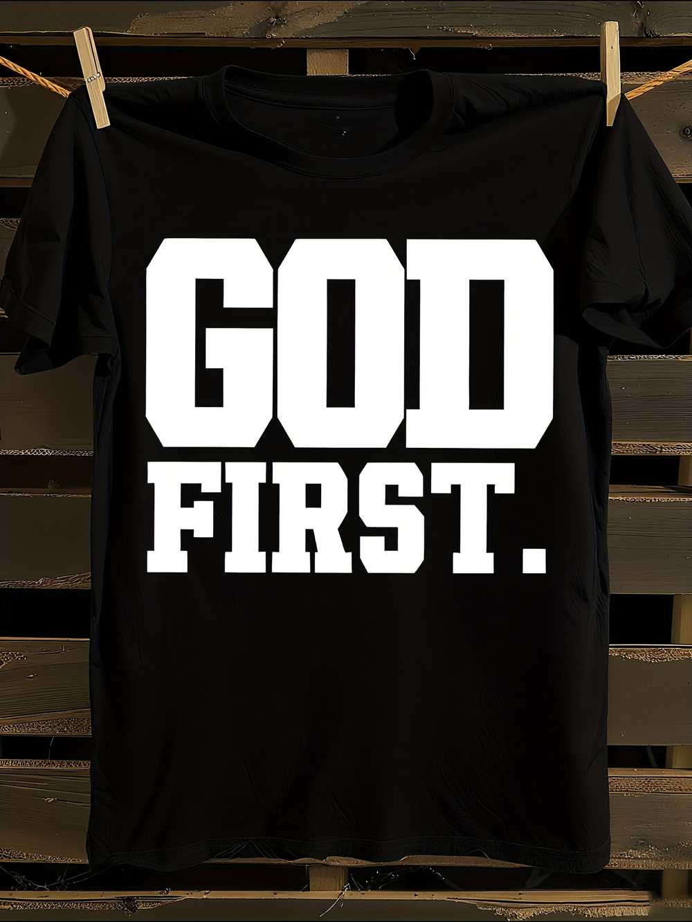 God First Christian Faith T-Shirt Mens Tshirt Womens Tshirts with Letters Print Short Sleeves T-Shirt Casual Street Tee Shirt Top L
God First Christian Faith T-Shirt Mens Tshirt Womens Tshirts with Letters Print Short Sleeves T-Shirt Casual Street Tee Shirt Top L