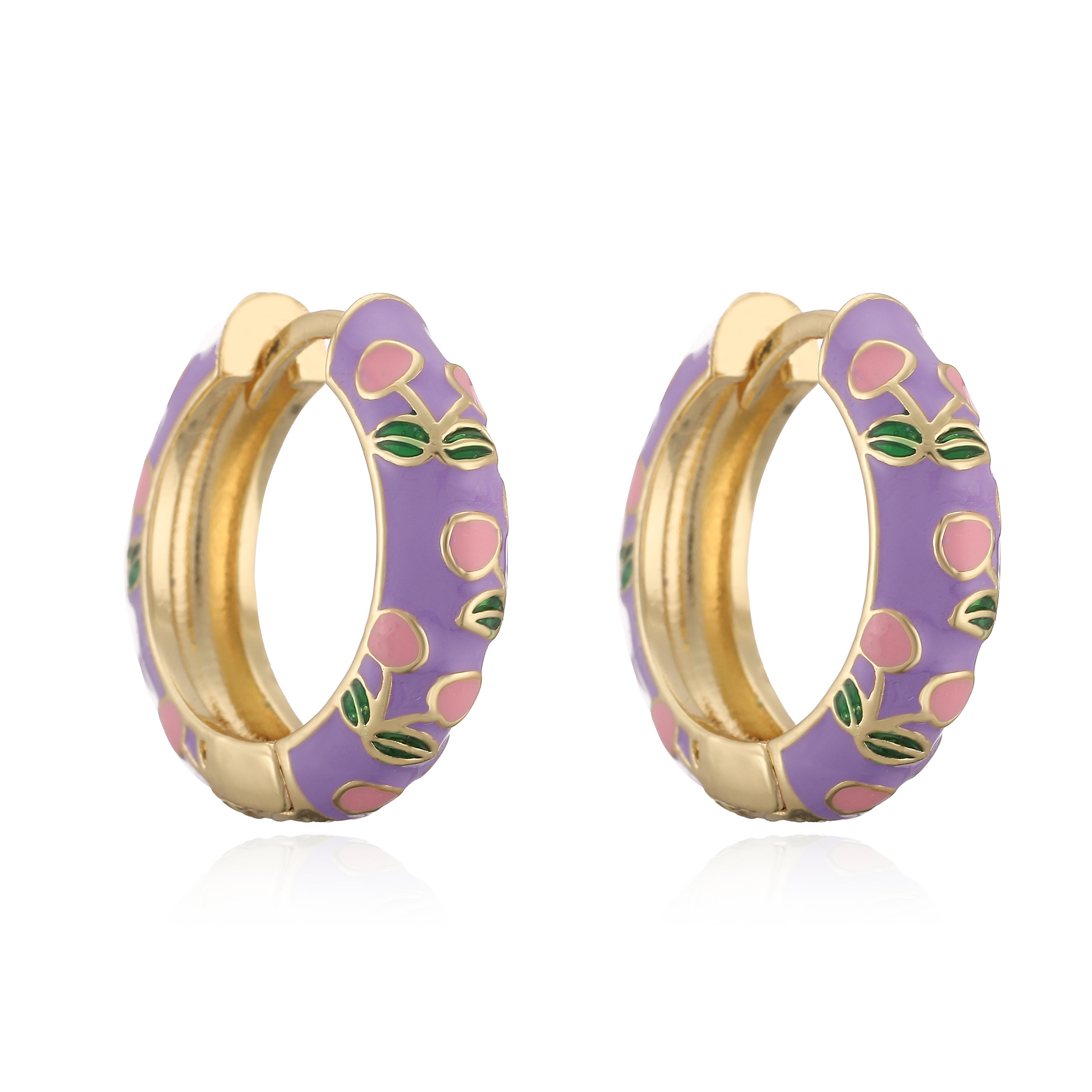 Gold-Enamelled Dripping Glaze Copper Metal Earrings with Sweet Red Cherry Motif for Ladies Exquisite Jewellery 1 Pair Other фіолетовий
Gold-Enamelled Dripping Glaze Copper Metal Earrings with Sweet Red Cherry Motif for Ladies Exquisite Jewellery 1 Pair Other фіолетовий