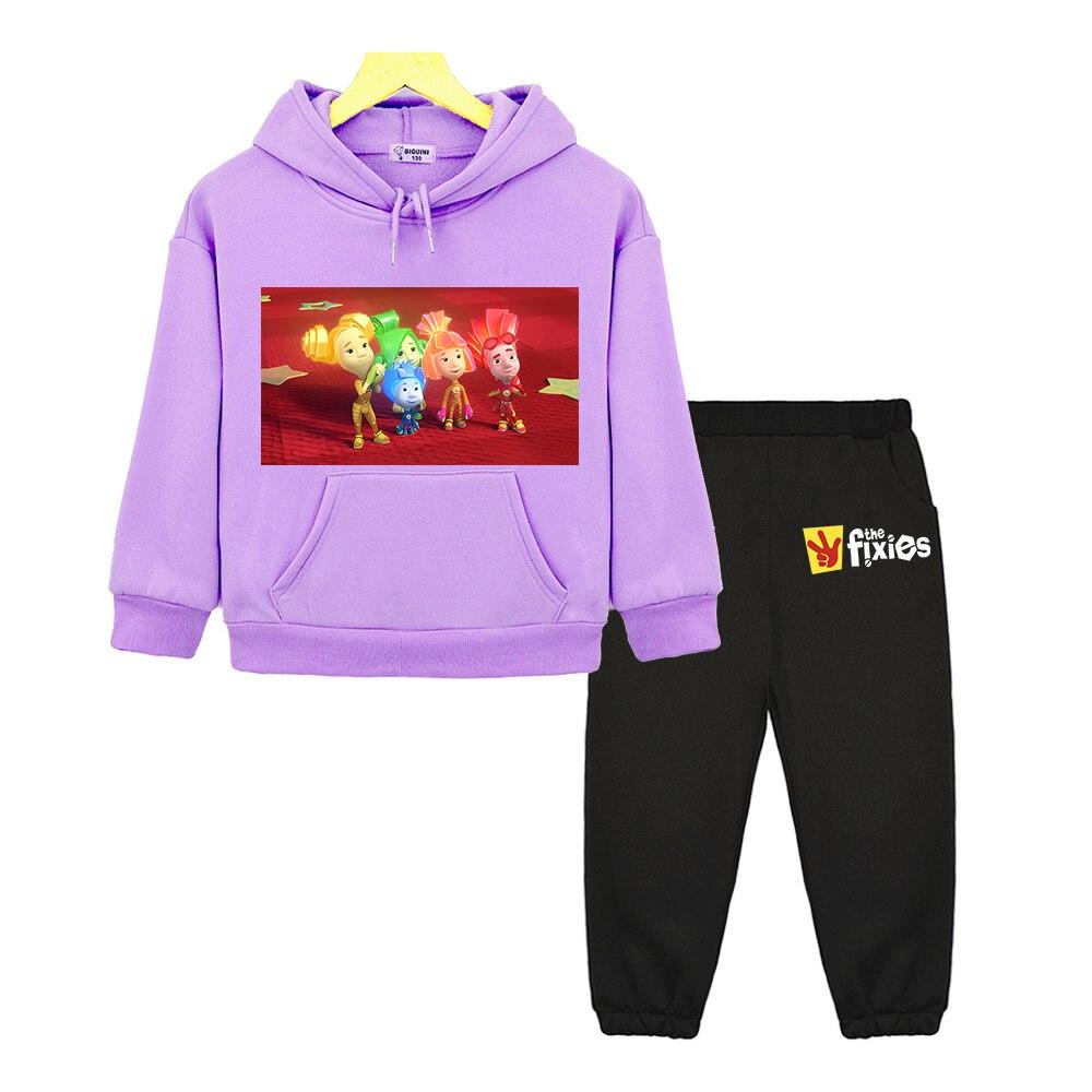 The Fixies Russian anime hoodie Sets Sweatshirt y2k sudadera Fleece pullover Autumn Jacket Hooded girl boy kids boutique clothes
The Fixies Russian anime hoodie Sets Sweatshirt y2k sudadera Fleece pullover Autumn Jacket Hooded girl boy kids boutique clothes