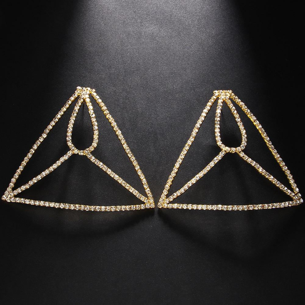 Hollow Geometric Rhinestone Earrings, Exaggerated Three-Dimensional Stud Earrings, Women S Accessories Earrings золотий
Hollow Geometric Rhinestone Earrings, Exaggerated Three-Dimensional Stud Earrings, Women S Accessories Earrings золотий