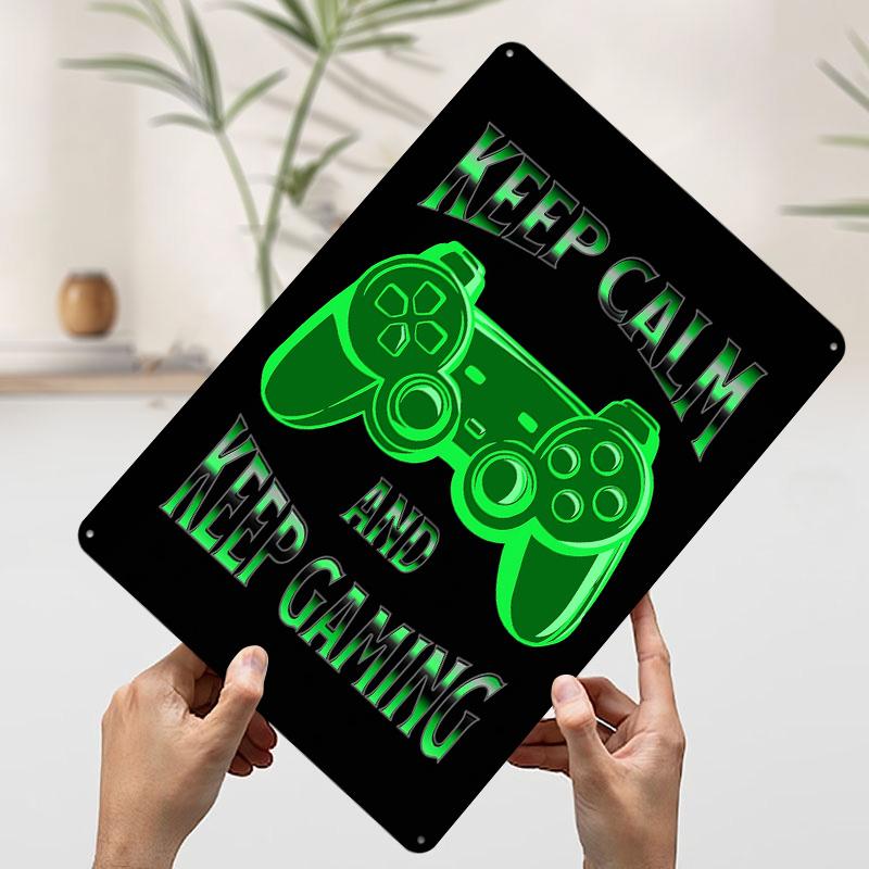 Keep Calm and Keep Gaming Tinplate Poster Customized Wall Art Vintage Retro Metal Signs for Modern Home Decoration Luxury Decor 7.9x11.8In(20x30cm)
Keep Calm and Keep Gaming Tinplate Poster Customized Wall Art Vintage Retro Metal Signs for Modern Home Decoration Luxury Decor 7.9x11.8In(20x30cm)