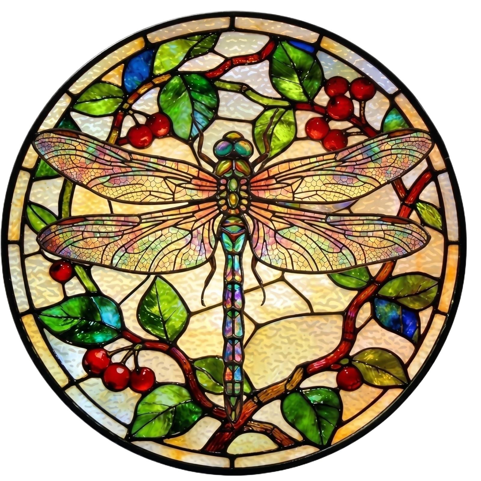 Stained Glass Window Hanging Panel with Butterfly and Lily of the Valley Art Glass Suncatcher for Home Decoration Festival Ornament Gift One Size
Stained Glass Window Hanging Panel with Butterfly and Lily of the Valley Art Glass Suncatcher for Home Decoration Festival Ornament Gift One Size