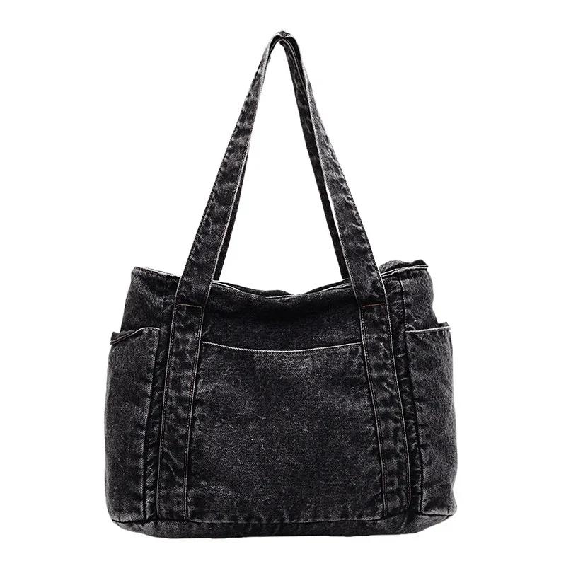 New Solid Color Denim Sweet Shoulder Bags 2026 High Quality Fashi Retro Bags for Women Ccise Simple Trendy Women s Handbags чёрный
New Solid Color Denim Sweet Shoulder Bags 2026 High Quality Fashi Retro Bags for Women Ccise Simple Trendy Women s Handbags чёрный