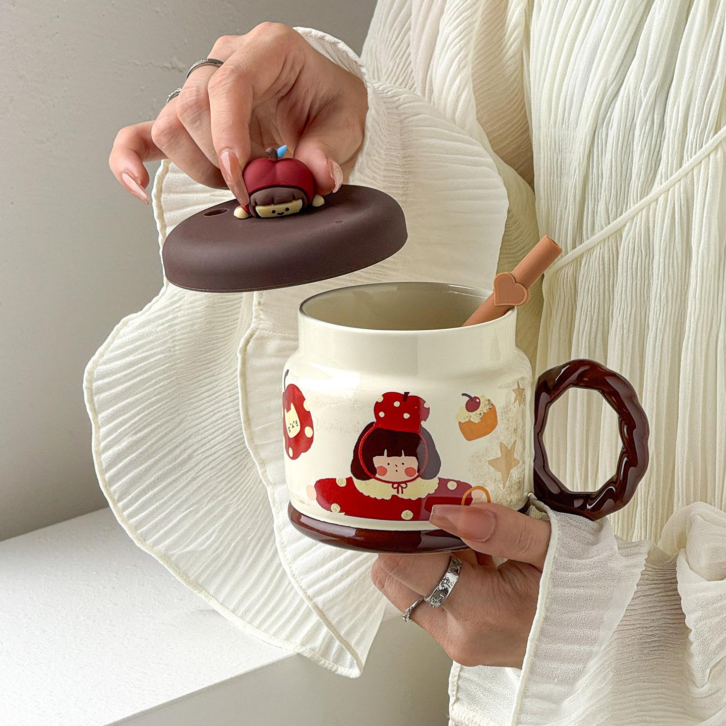 Premium Cute Ceramic with Lid Mug Saucer Graduation Gift High Value Holiday Souvenir Set Cartoon Cup Water Cup 250ml
Premium Cute Ceramic with Lid Mug Saucer Graduation Gift High Value Holiday Souvenir Set Cartoon Cup Water Cup 250ml