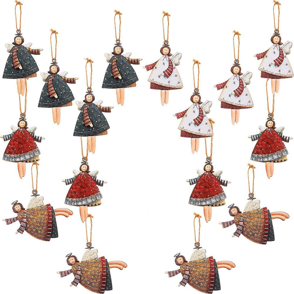 16/20 шт. Рождественские украшения для елки Креативные деревянные танцующие ангелы Рождественская атмосфера Домашний декор Реквизит
16/20 шт. Рождественские украшения для елки Креативные деревянные танцующие ангелы Рождественская атмосфера Домашний декор Реквизит
