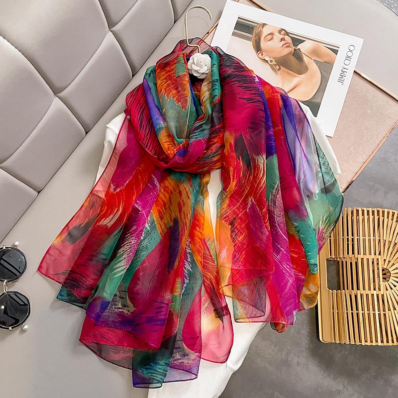 Silk Scarf Fashion Neck Print Foulard Female Hijab Women Soft Warm Pashmina Beach Stoles Head Scarves Shawl Wrap Echarpe Bandana
Silk Scarf Fashion Neck Print Foulard Female Hijab Women Soft Warm Pashmina Beach Stoles Head Scarves Shawl Wrap Echarpe Bandana
