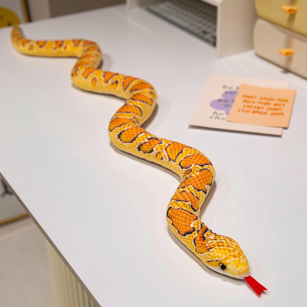 Long Pattern Simulation Snakes Plushie Realistic Snake Stuffed Toy Halloween Gift yellow 1m
Long Pattern Simulation Snakes Plushie Realistic Snake Stuffed Toy Halloween Gift yellow 1m