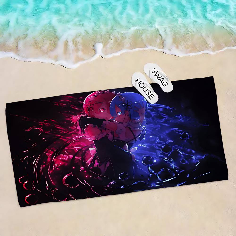 Re Zero anime Microfiber Blanket Quick Drying Beach Towels Oversized Printing Super Absorbent Pool Towel Blanket W30*H60(CM)
Re Zero anime Microfiber Blanket Quick Drying Beach Towels Oversized Printing Super Absorbent Pool Towel Blanket W30*H60(CM)