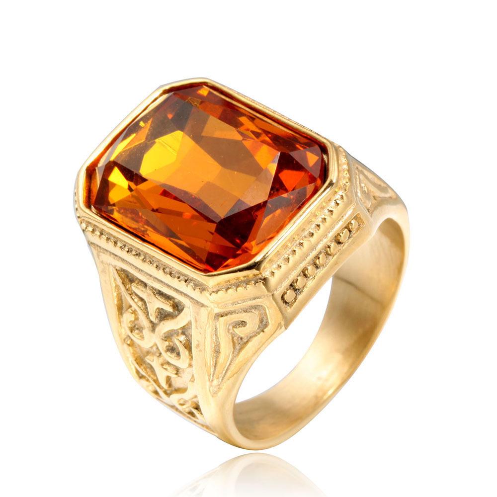 Titanium Steel Men s and Women s Rings Hot Style Stainless Steel Large Gemstone Multi-color Square Casting Rings 7
Titanium Steel Men s and Women s Rings Hot Style Stainless Steel Large Gemstone Multi-color Square Casting Rings 7