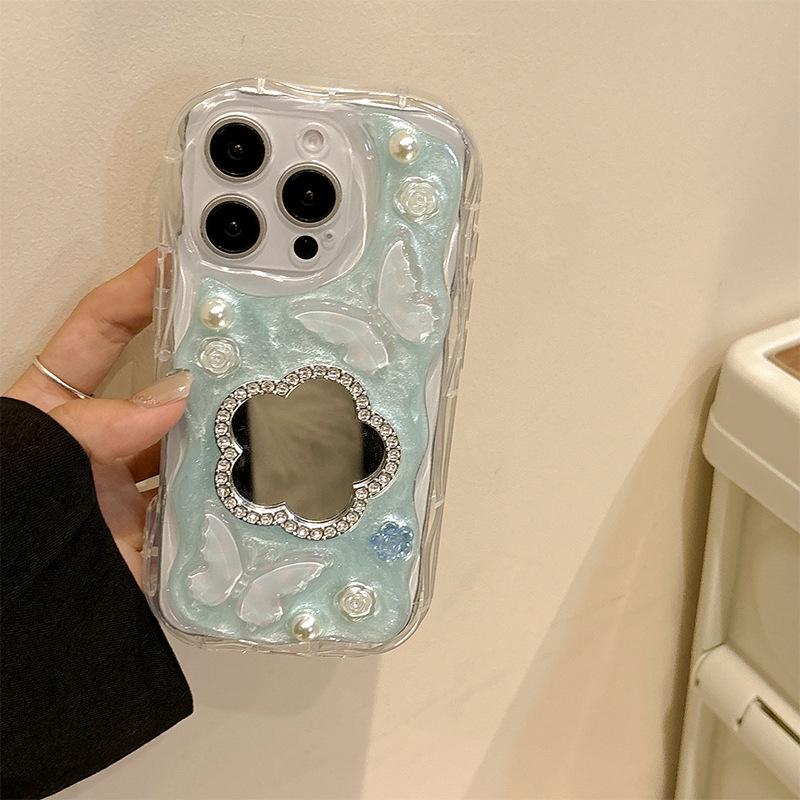 Flower Glass Mirror Butterfly Mobile Phone Case For Apple 17Promax All-Inclusive Iphone16 Silicone 14 Soft Case iPhone 17Promax
Flower Glass Mirror Butterfly Mobile Phone Case For Apple 17Promax All-Inclusive Iphone16 Silicone 14 Soft Case iPhone 17Promax