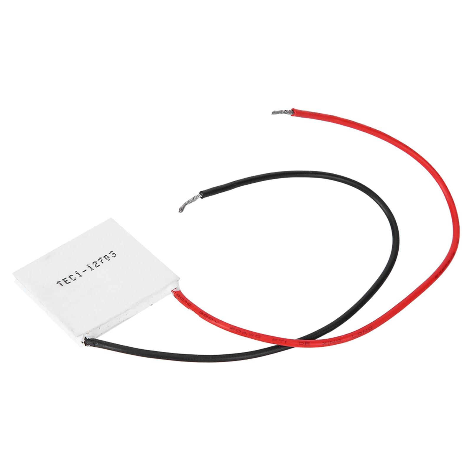 Thermoelectric Cool Plate Module TEC112703 12V 3A 40 X 40mm Peltier Elemente Heatsink Cooler
Thermoelectric Cool Plate Module TEC112703 12V 3A 40 X 40mm Peltier Elemente Heatsink Cooler