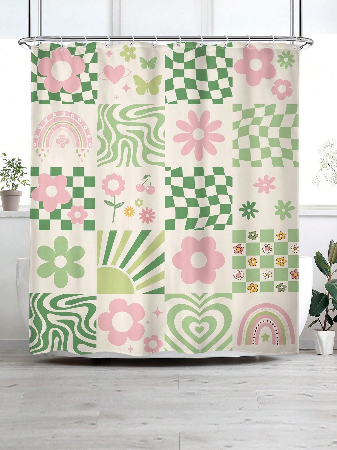 Retro Patchwork Shower Curtain - Anti-Mold, Waterproof Bathroom Decor, Unique Gift, Stylish Design, Fun W90XH180cm
Retro Patchwork Shower Curtain - Anti-Mold, Waterproof Bathroom Decor, Unique Gift, Stylish Design, Fun W90XH180cm