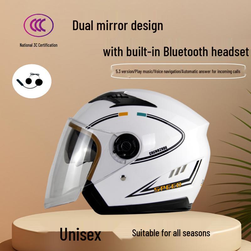 3C Certified Electric Car Helmet with Built-in Bluetooth Headset for All-Season Use Built-in Bluetooth 250MA небо синє кольору
3C Certified Electric Car Helmet with Built-in Bluetooth Headset for All-Season Use Built-in Bluetooth 250MA небо синє кольору