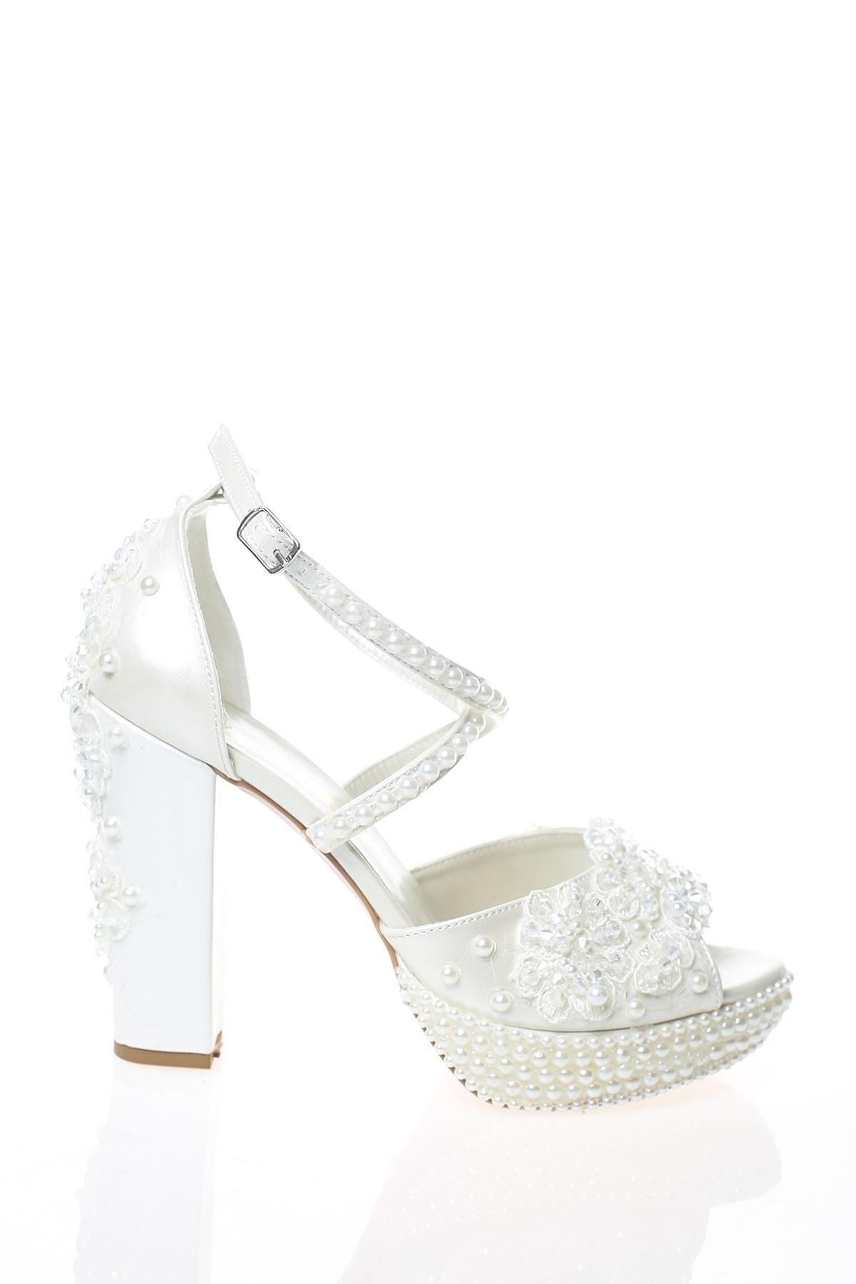 Женская модная свадебная обувь с жемчужной вышивкой для вечеринки 
Женская модная свадебная обувь с жемчужной вышивкой для вечеринки