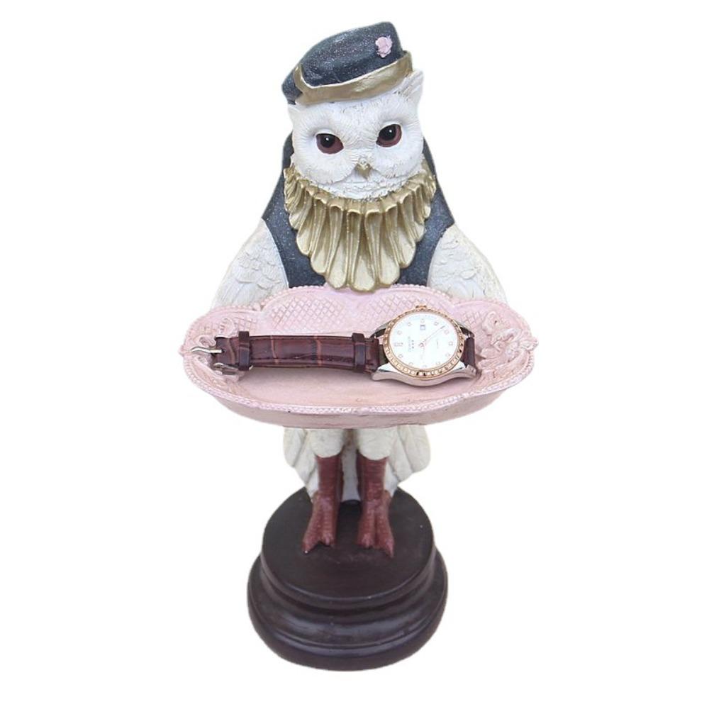 Creative Animal Statue Rack Resin Miniature Figurine Sculpture Crafts Owl Storage Tray Garden Owl
Creative Animal Statue Rack Resin Miniature Figurine Sculpture Crafts Owl Storage Tray Garden Owl