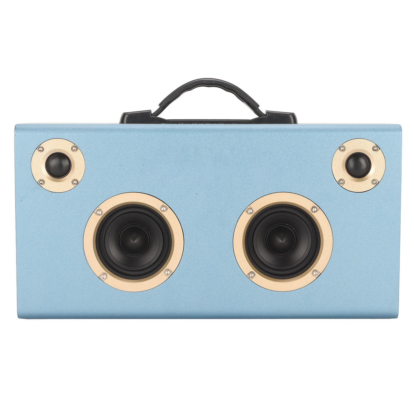 Bluetooth-динамик, стерео, тяжелый сабвуфер, высокомощный портативный беспроводной динамик с ручкой для телефона EU Plug синий
Bluetooth-динамик, стерео, тяжелый сабвуфер, высокомощный портативный беспроводной динамик с ручкой для телефона EU Plug синий