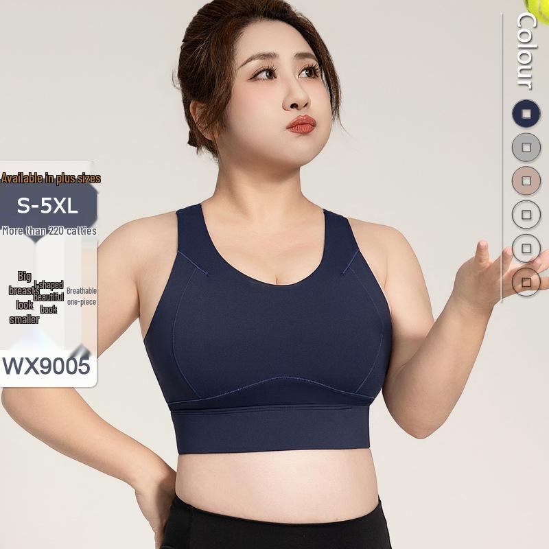 High-Impact Large Bust Minimizing Sports Bra - Racerback Shockproof Training Vest S темно-синього кольору
High-Impact Large Bust Minimizing Sports Bra - Racerback Shockproof Training Vest S темно-синього кольору