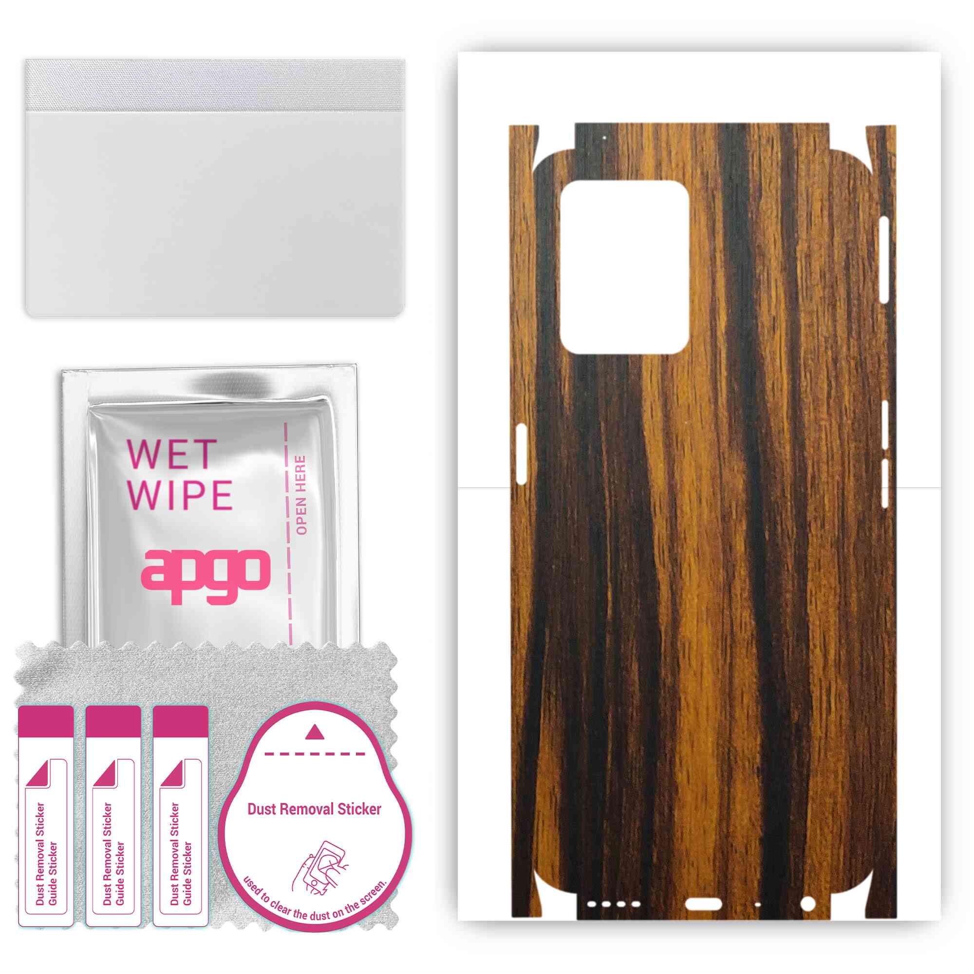 apgo Protective Skin Sticker for the back+sides compatible with Realme 9 Pro, Full Wrap Film, Foil, Vinyl - Pattern Tigerwood
apgo Protective Skin Sticker for the back+sides compatible with Realme 9 Pro, Full Wrap Film, Foil, Vinyl - Pattern Tigerwood