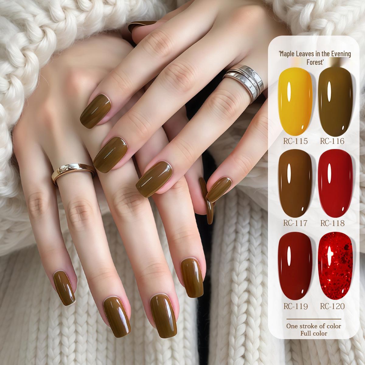2025 Trendy Nail Polish Gel: Red, Chocolate, Caramel, Milk Coffee Colors for Spring/Summer Nail Art
2025 Trendy Nail Polish Gel: Red, Chocolate, Caramel, Milk Coffee Colors for Spring/Summer Nail Art