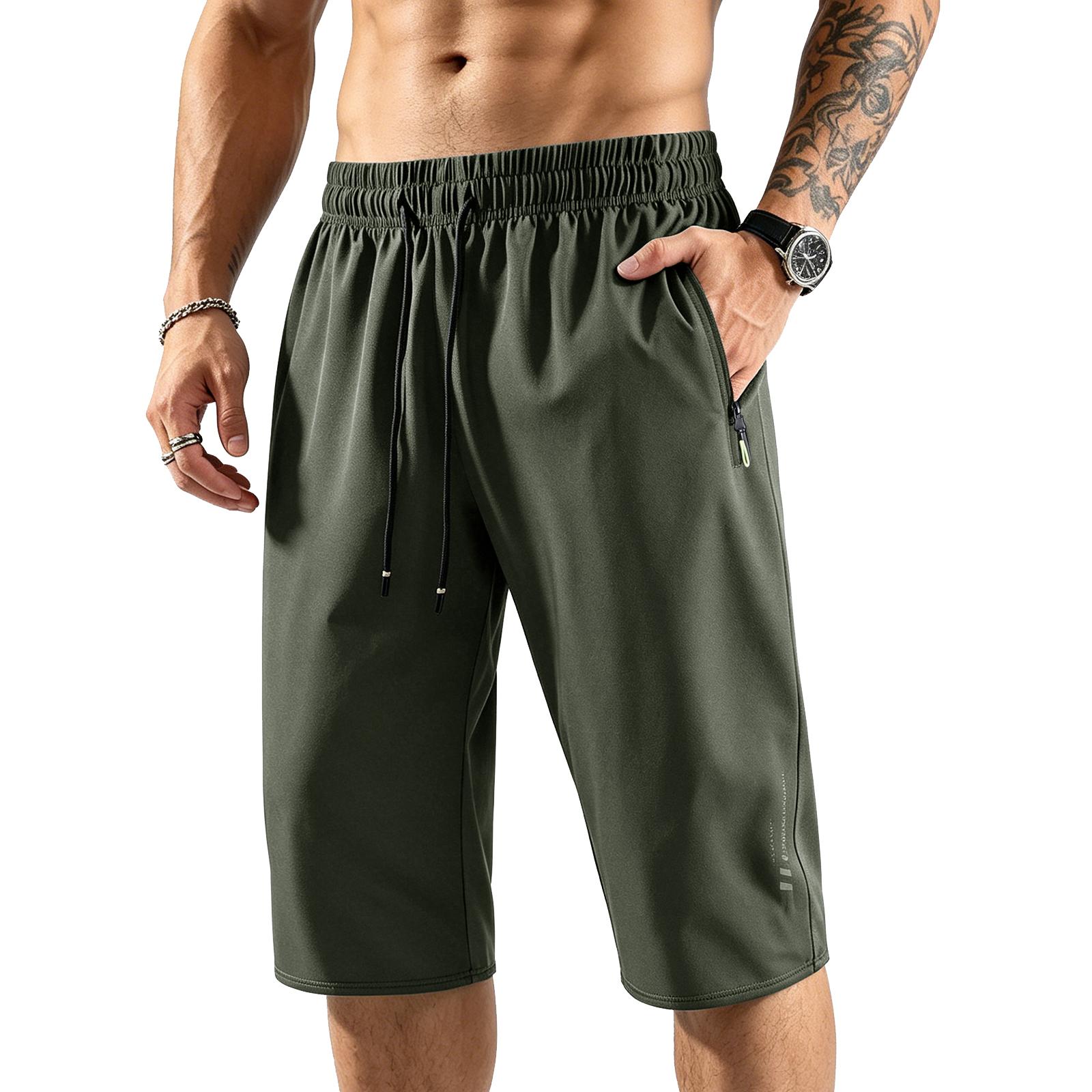 Men s Seven-Piece Shorts Quick-Drying Straight Fit Fitness Shorts XXL армия зеленый
Men s Seven-Piece Shorts Quick-Drying Straight Fit Fitness Shorts XXL армия зеленый