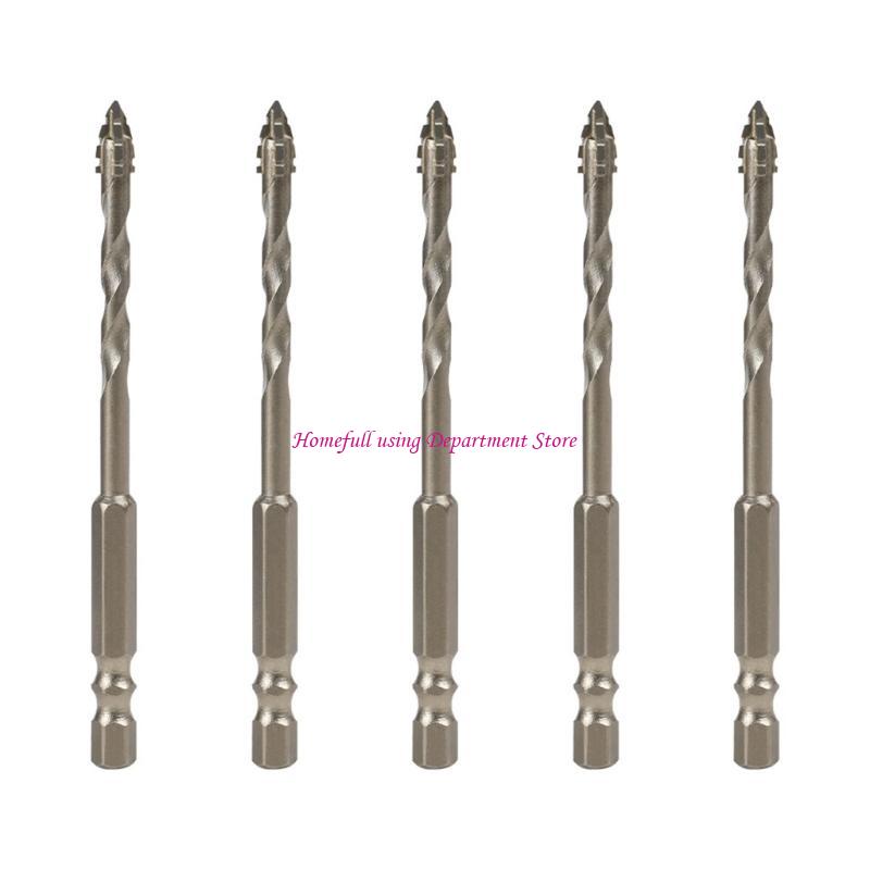 Pack of 5 Shank Four Flute Eccentric Twist Drill Bits for Tile and Marble
Pack of 5 Shank Four Flute Eccentric Twist Drill Bits for Tile and Marble