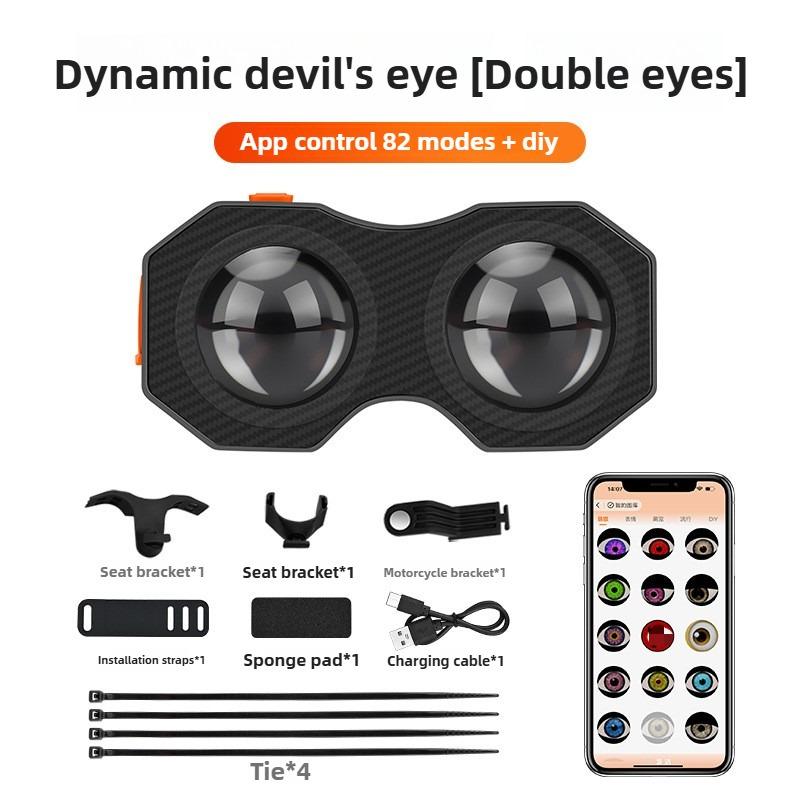Велосипедный задний фонарь «Кошачий глаз», программируемый светодиодный, умный, задний стоп-сигнал для мотоцикла, светодиодный динамический фонарь «Дьявольский глаз» для мотоцикла
Велосипедный задний фонарь «Кошачий глаз», программируемый светодиодный, умный, задний стоп-сигнал для мотоцикла, светодиодный динамический фонарь «Дьявольский глаз» для мотоцикла