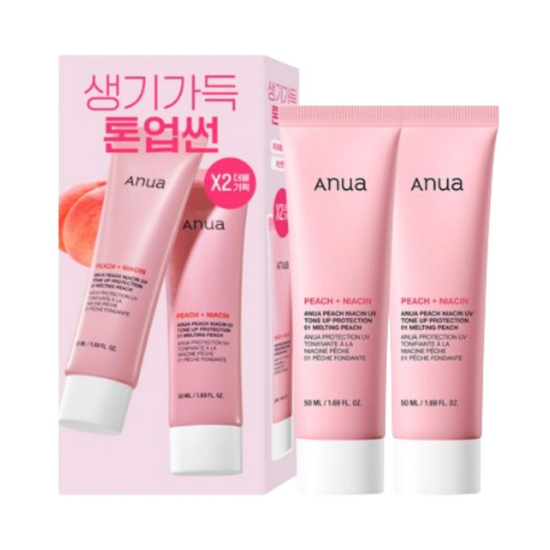 Anua Персиковый Ниацин Защита от УФ-лучей с Эффектом Выравнивания Тона 50 мл Двойная Упаковка
Anua Персиковый Ниацин Защита от УФ-лучей с Эффектом Выравнивания Тона 50 мл Двойная Упаковка