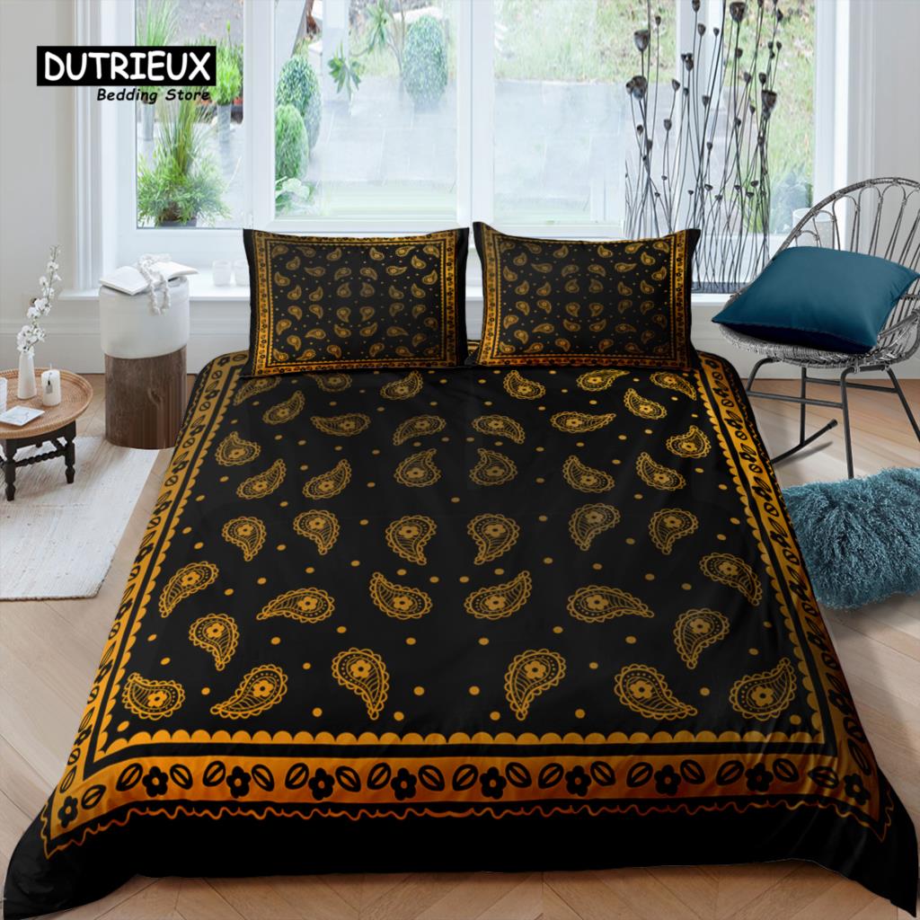 Home Living Luxury 3D Golden Paisley Bedding Set Kids Duvet Cover Pillowcase Boho Bedding Set Queen and King EU/US/AU/UK Size EU single(135x200cm)
Home Living Luxury 3D Golden Paisley Bedding Set Kids Duvet Cover Pillowcase Boho Bedding Set Queen and King EU/US/AU/UK Size EU single(135x200cm)