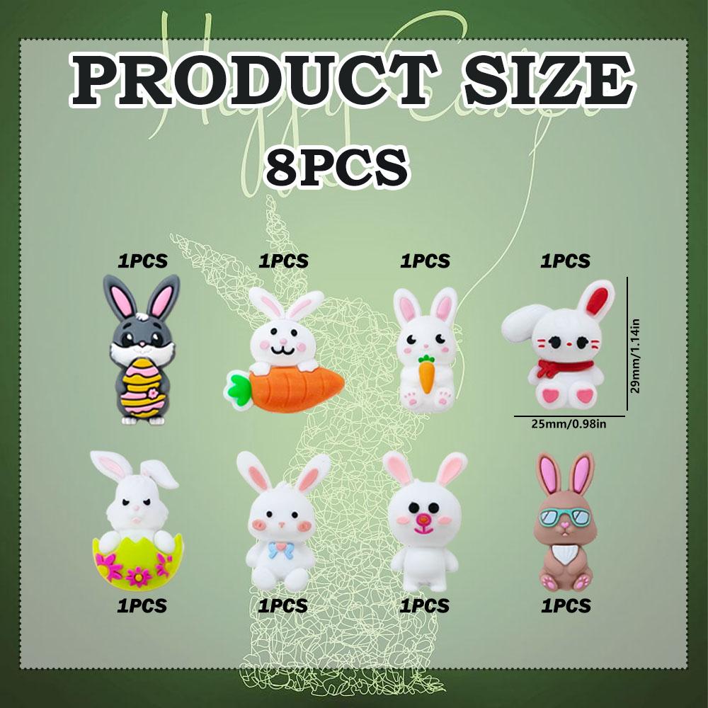 8/30PCS Easter family silicone bead set, perfect for DIY handmade crafts such as keychains, necklaces, bracelets, etc
8/30PCS Easter family silicone bead set, perfect for DIY handmade crafts such as keychains, necklaces, bracelets, etc