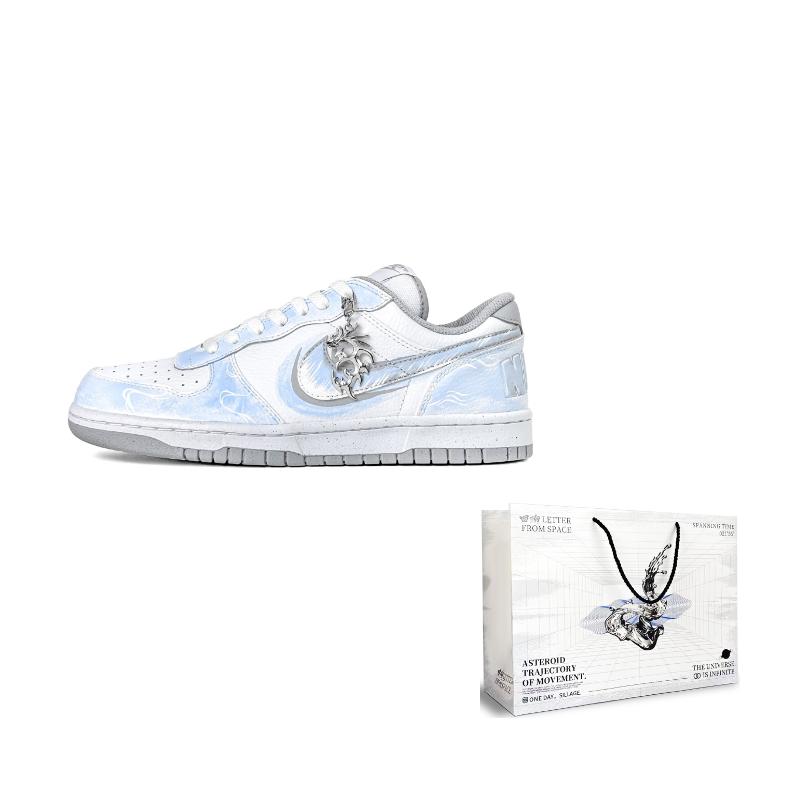 Nike Big Leather Cushioning Slip Resistant Low top Skateboard Shoes Men s White Blue 355152-106() 40.5
Nike Big Leather Cushioning Slip Resistant Low top Skateboard Shoes Men s White Blue 355152-106() 40.5