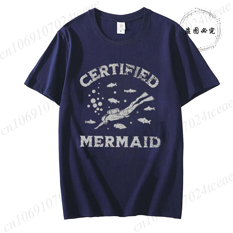 Certified Mermaid Shirt Funny Scuba Diving GiftDiving Instructor Tee Swimmer Tops Underwater Sport Tee Shirts Short Sleeve S
Certified Mermaid Shirt Funny Scuba Diving GiftDiving Instructor Tee Swimmer Tops Underwater Sport Tee Shirts Short Sleeve S