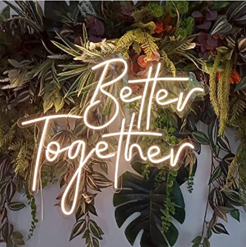Better Together Neon Sign LED Light Home Art Wedding Bar Bedroom Aesthetic Room Birthday Party Clue Wall Decorate Gift
Better Together Neon Sign LED Light Home Art Wedding Bar Bedroom Aesthetic Room Birthday Party Clue Wall Decorate Gift