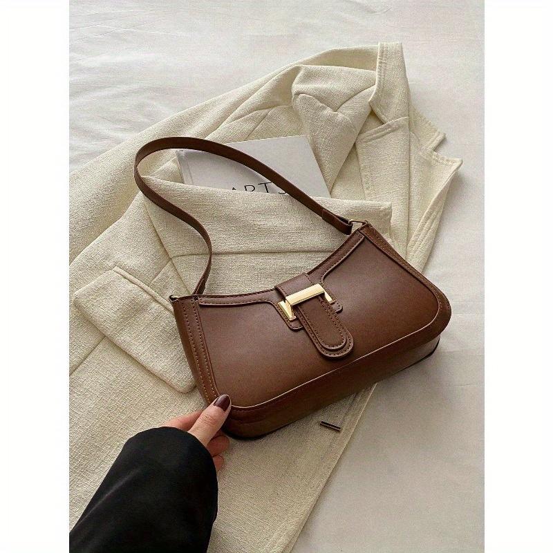 Elegant Crescent-Shaped Underarm Shoulder Bag for Women, Chic Casual Fashion, Solid Color Underarm Bag
Elegant Crescent-Shaped Underarm Shoulder Bag for Women, Chic Casual Fashion, Solid Color Underarm Bag
